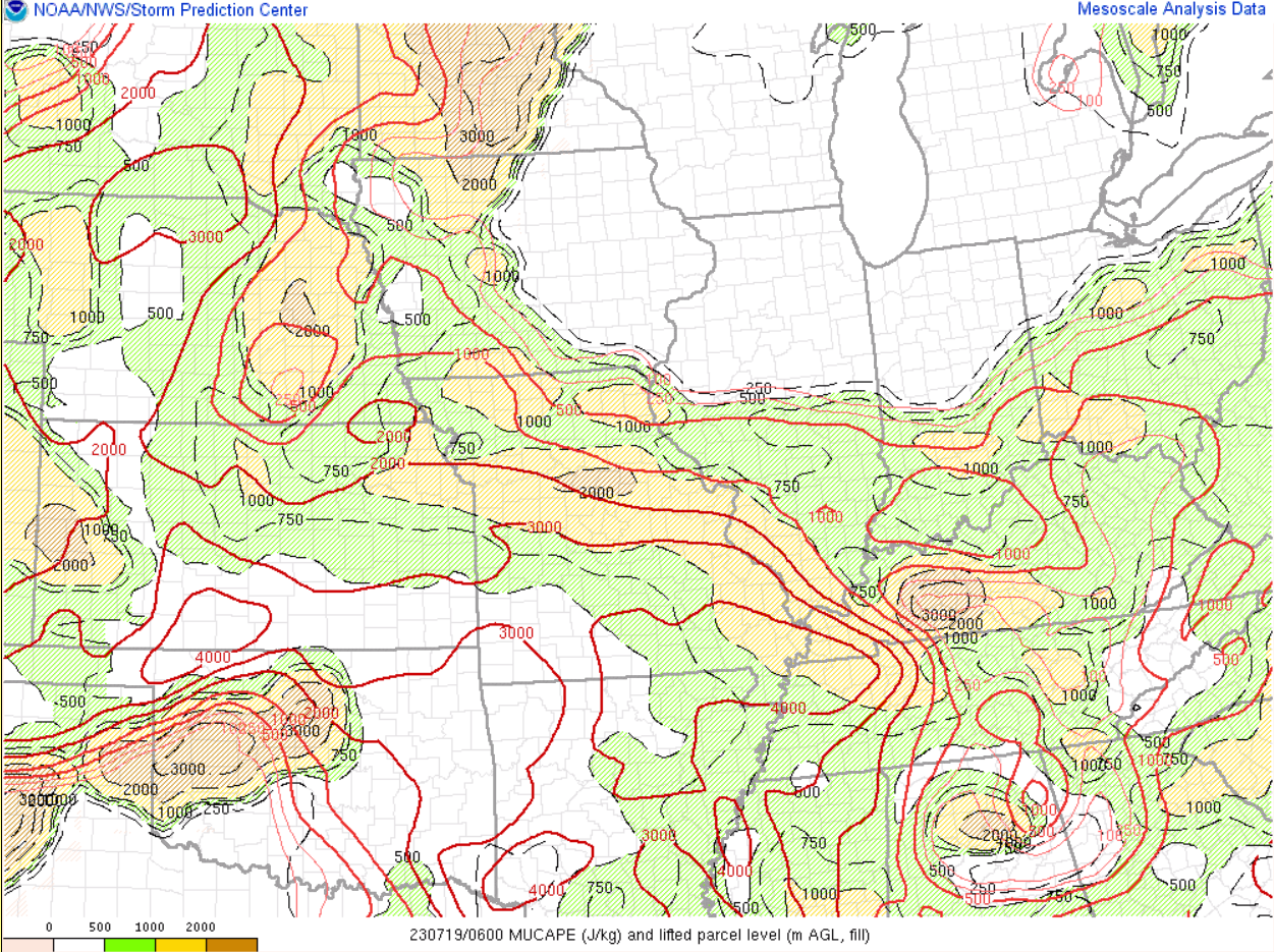 SPC MUCAPE 1am CDT July 19