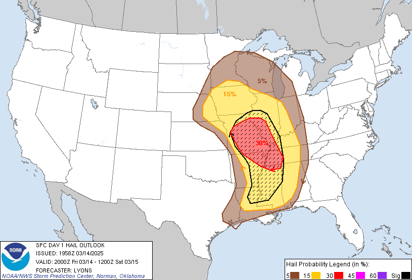 SPC Day 1 Wind Outlook