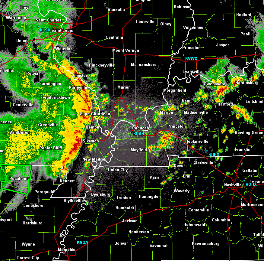 Reflectivity at 12:45 P.M.