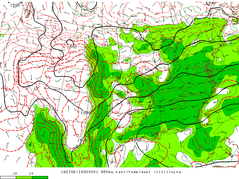 850 mb at 18z