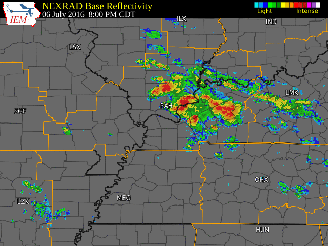 Radar loop of the July 6-7 flash flood