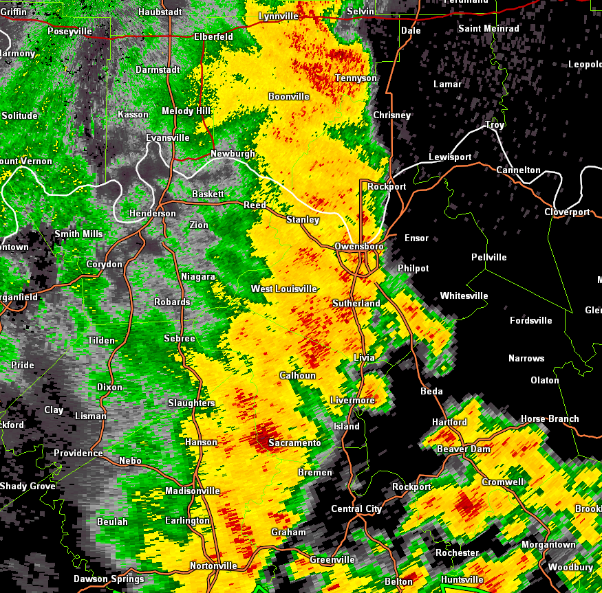 Reflectivity at 2:15 P.M.