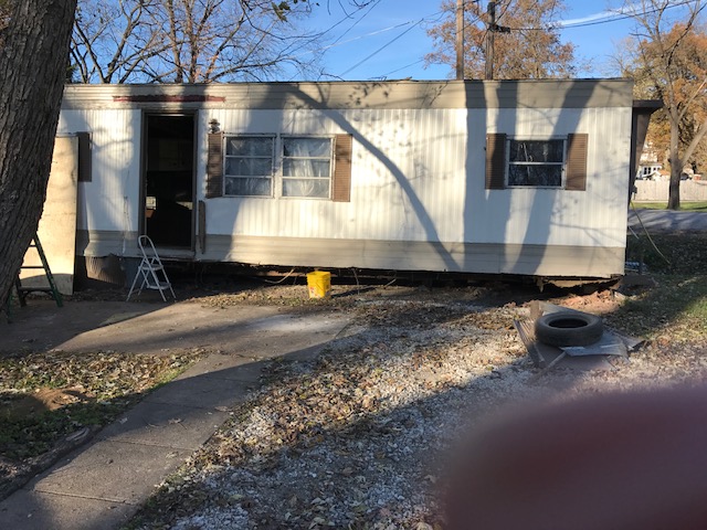 Photo of damage to a barn in Muhlenberg county on Nov 18