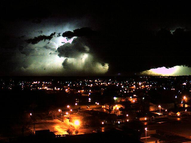 Webcam photo of tornado taken near Hopkinsville