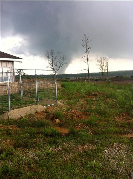 Photo of tornado taken near Ellsinore, MO 