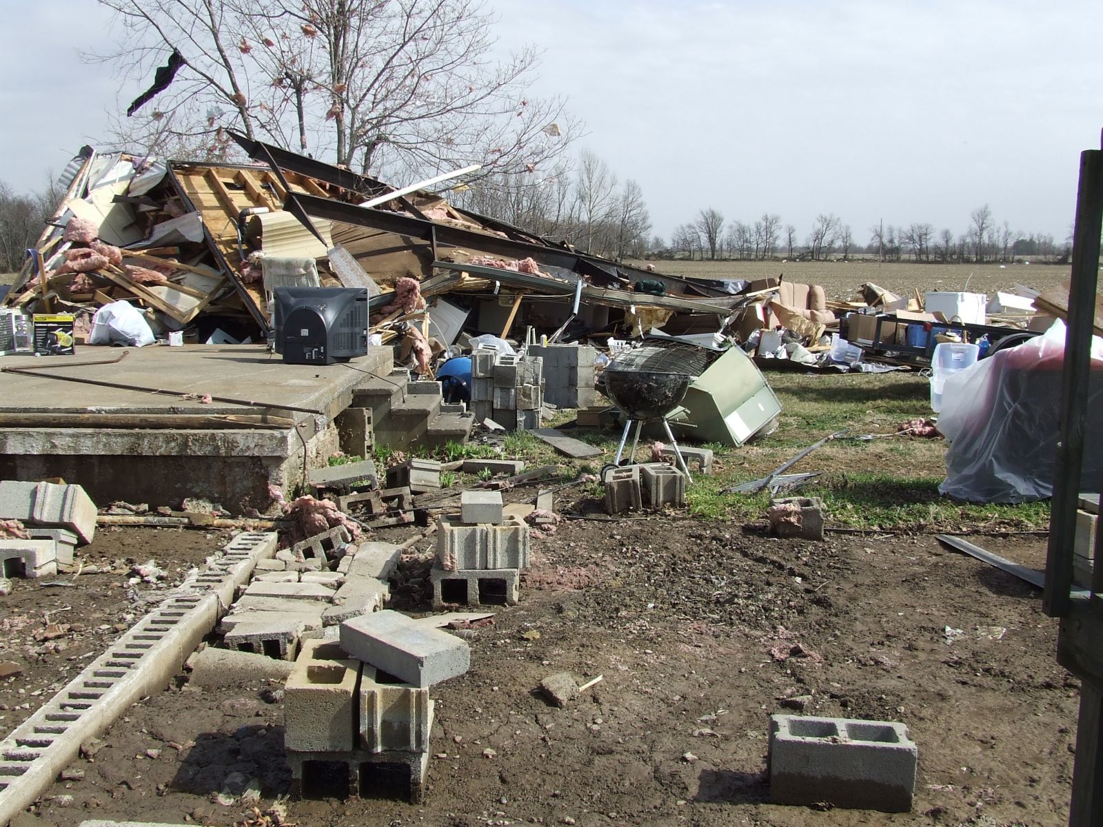 Photo of destruction in Harrisburg