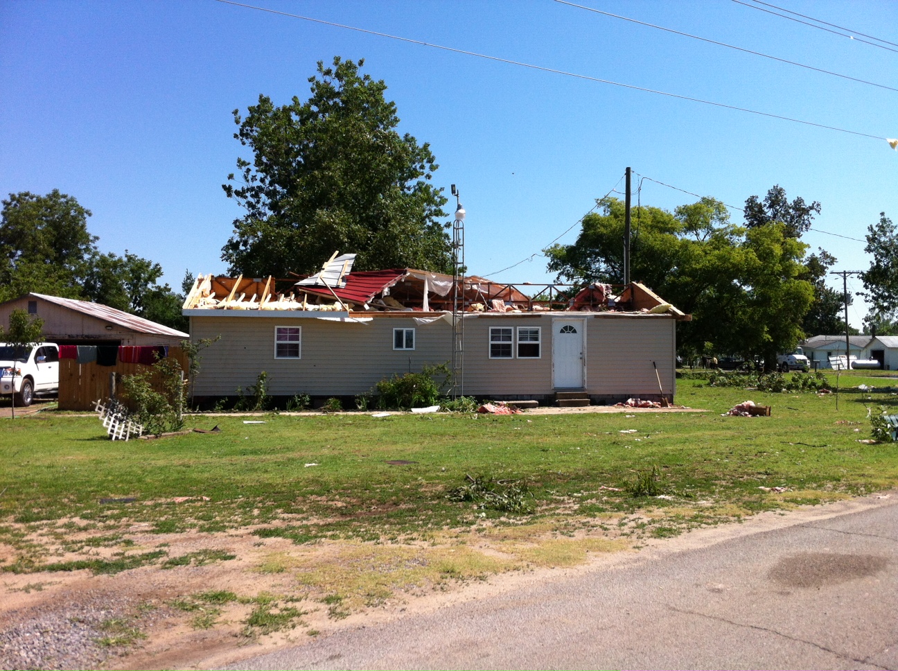 Photo of damage in Diehlstadt, MO on June 4