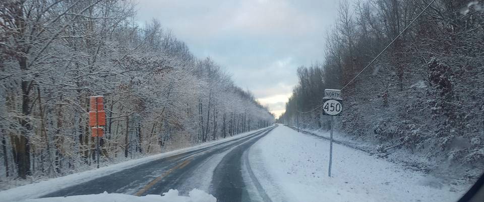 Photo taken along Kentucky Highway 450 early on January 10