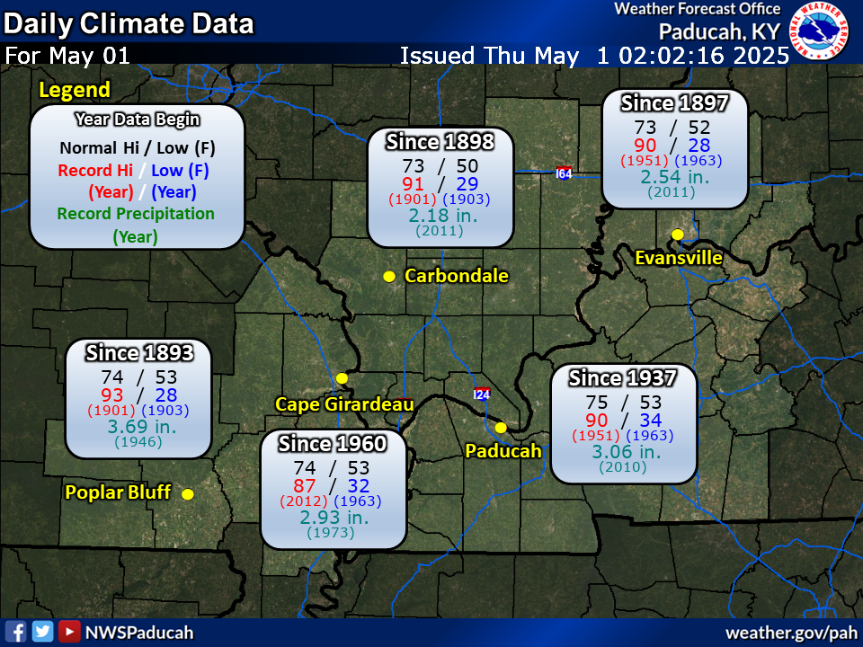 Maps of monthly precipitation, temperatures, and departures from normal