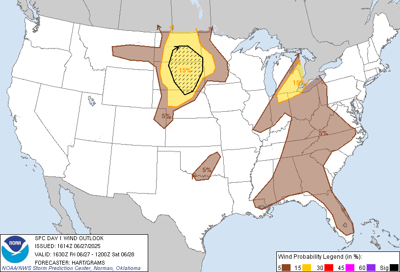 SPC Day 1 Hail Outlook