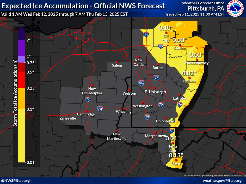 Most Likely Ice Accumulation