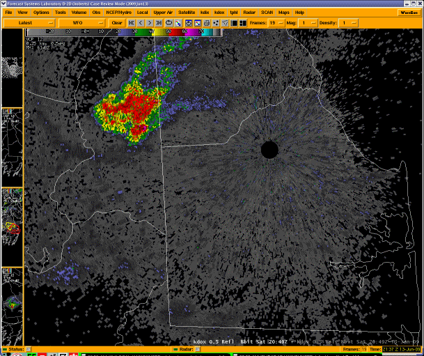 National Radar Imagery of Derecho