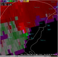 Click to enlarge - kdix radar image 20:19utg 28-Sep-04