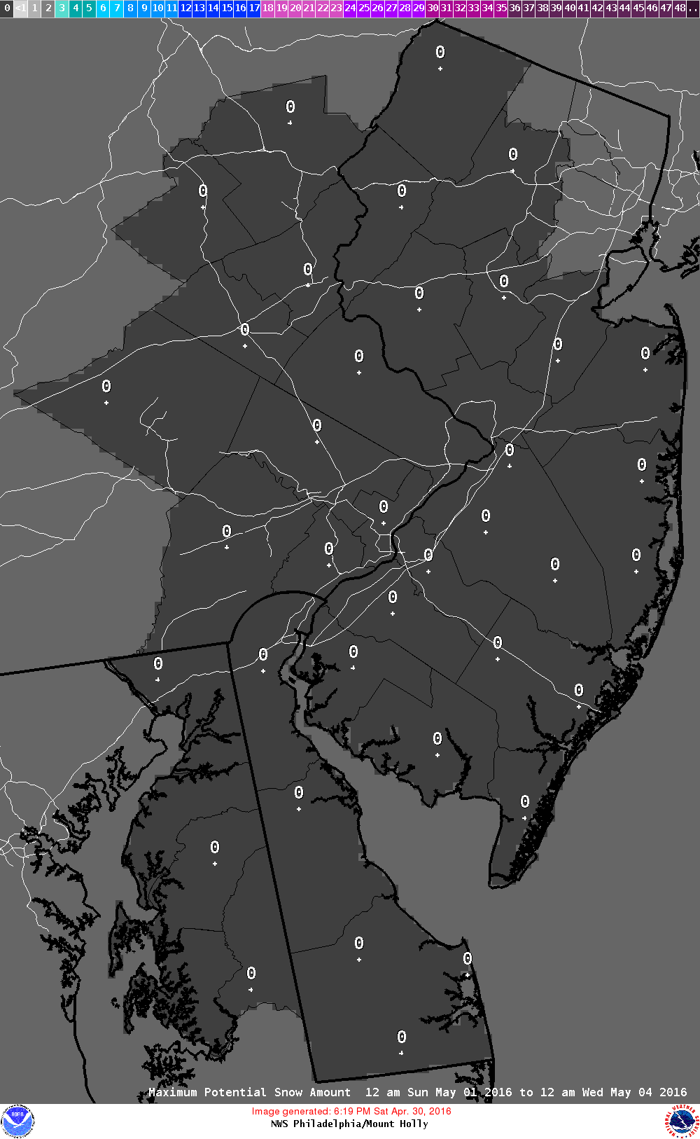Winter Weather Snow And Ice Probability Accumulation