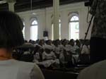 Nu'uuli CCCAS Combined Choir sings the opening hymn 