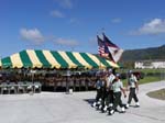 Tafuna High School JROTC Color Guard opens the dedication ceremony for the new National Weather Service Office in American Samoa - WSO Pago Pago