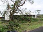 Damage from Tropical Cyclone Heta