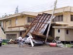 Damage from Tropical Cyclone Heta
