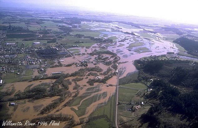 Willamettte River Flooding - February 1996