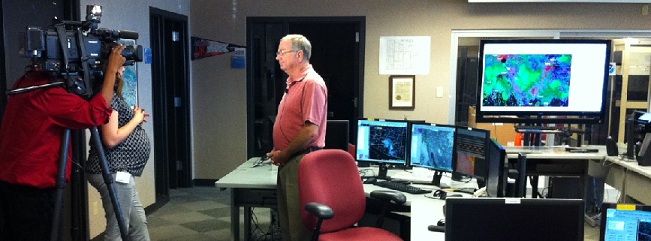 NWS meteorologists were busy the day after responding to media inquiries.