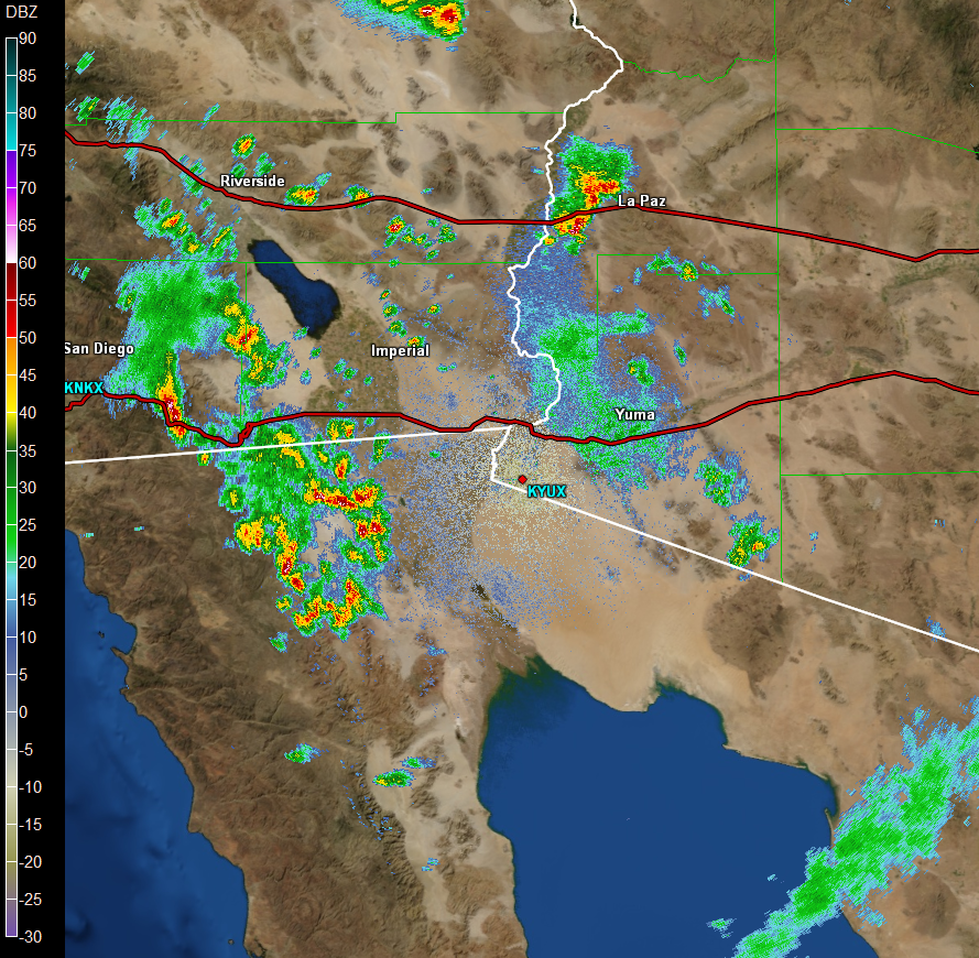 Yuma Radar Reflectivity Loop