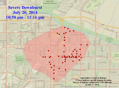 Damage Extent Map