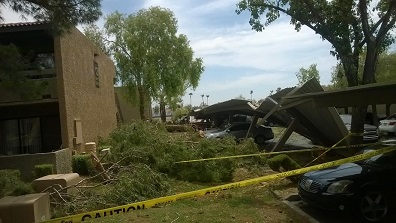 Damage photo 40th Greenway