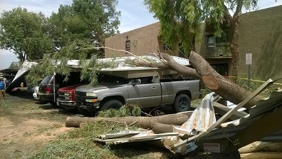 Damage photo 40th Greenway