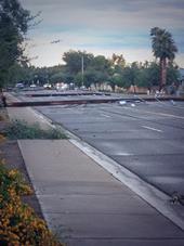 Power pole damage