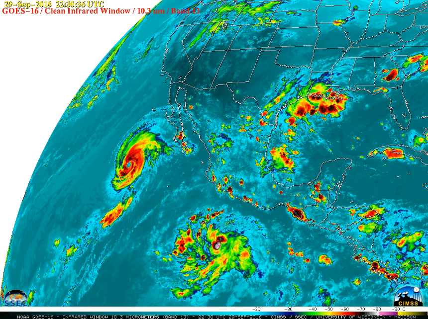 IR Satellite Image from GOES-16