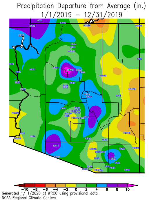 AZ 2019 Dept from normal
