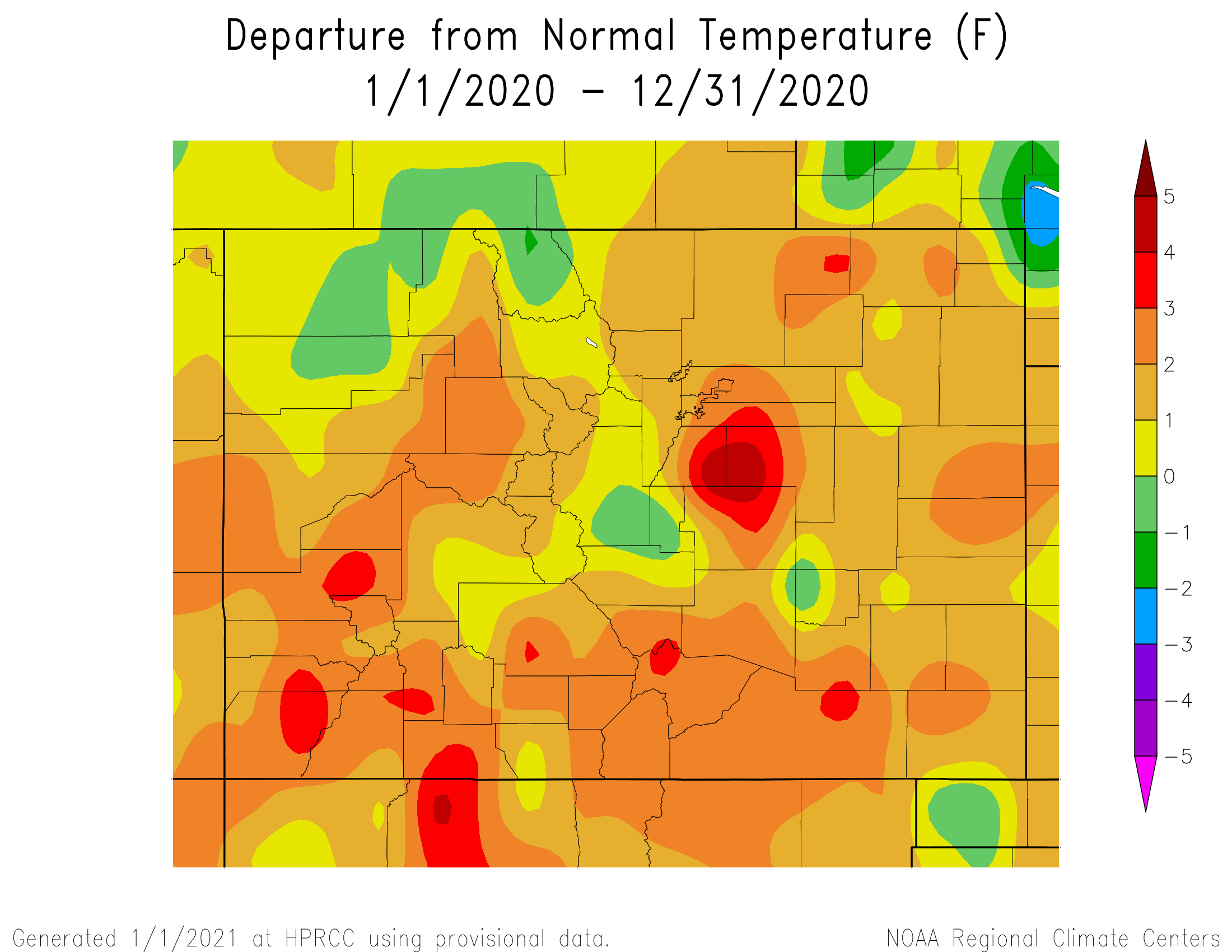 2020 Climate Year In Review Across Southern Colorado
