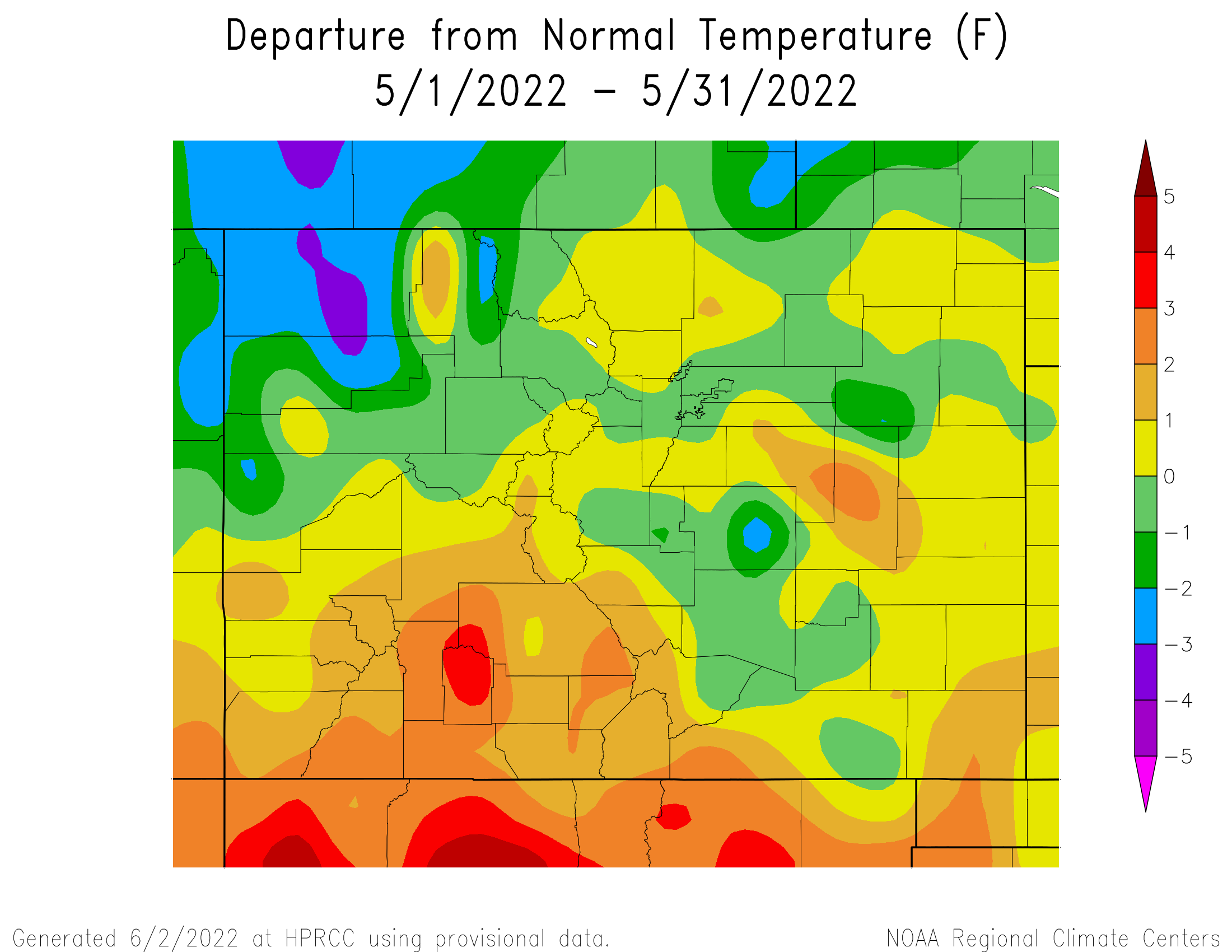 May Weather Review across southern Colorado