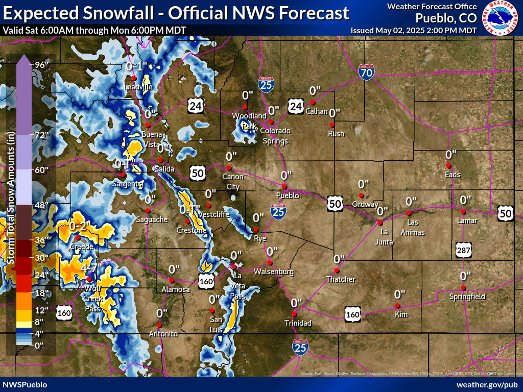 Colorado Weather Forecast Map Colorado Forecast Maps