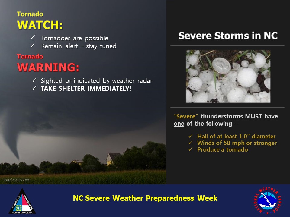 North Carolina's 2021 Severe Weather Preparedness Week