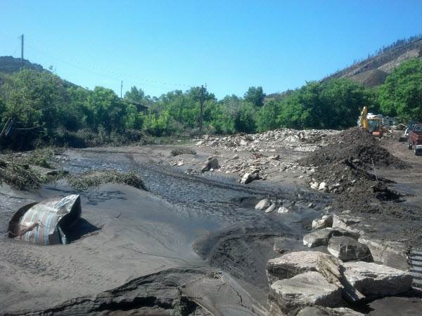 Clear Fork Muddy Creek debris flow