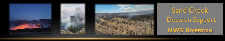 Sand Creek Wildfire Banner