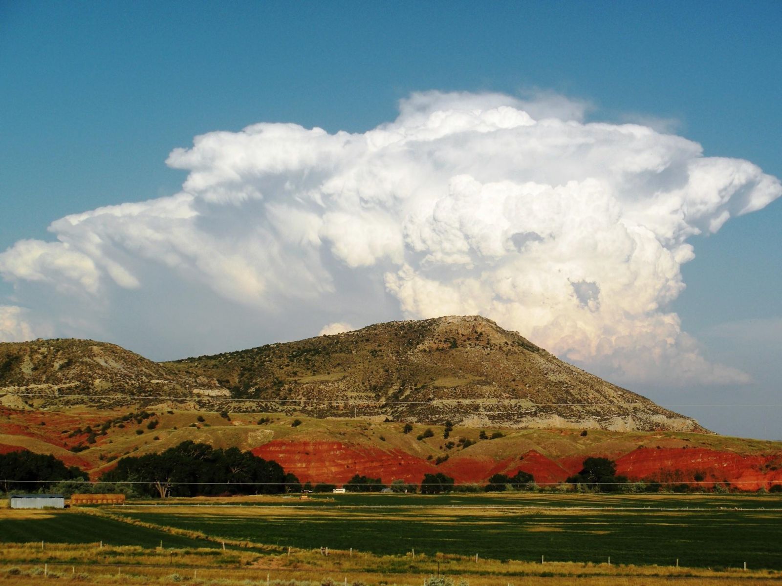 A supercell picture taken near Douglas on July 24, 2011.