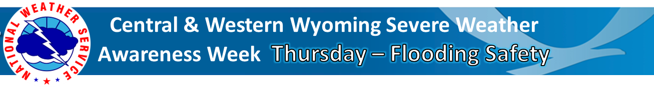 Banner for Severe Weather Awareness Week in Wyoming