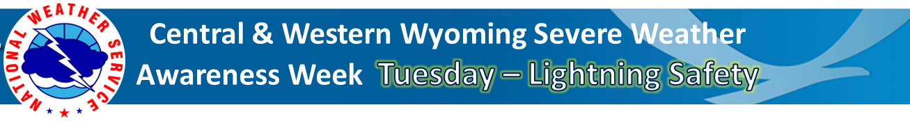 Banner for Severe Weather Awareness Week in Wyoming