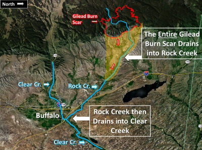 Gilead Burn Scar Map