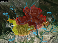 Detailed View of Gilead Burn Scar Drainage
