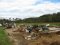 Barn swept away with debris across field in trees south of Crooksville OH  