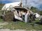 EF2 tornado damage to residence and trees about 4 miles south of Nelsonville OH 