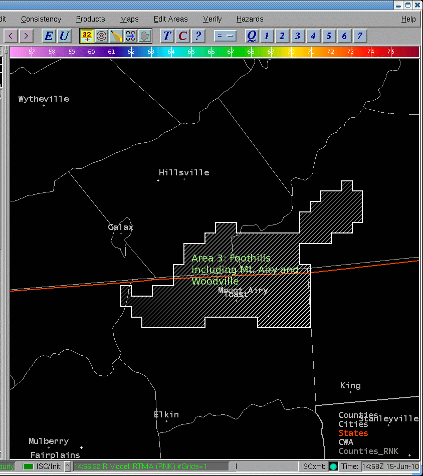 Wytheville Radio Forecast Listening Area 3