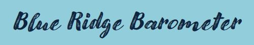 Blue Ridge Barometer Newsletter Title