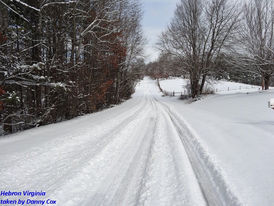 Hebron VA snowfall taken by Danny Cox