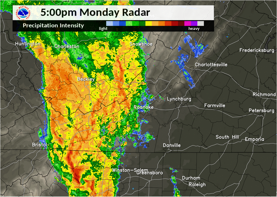 Radar Loop During Tornadoes