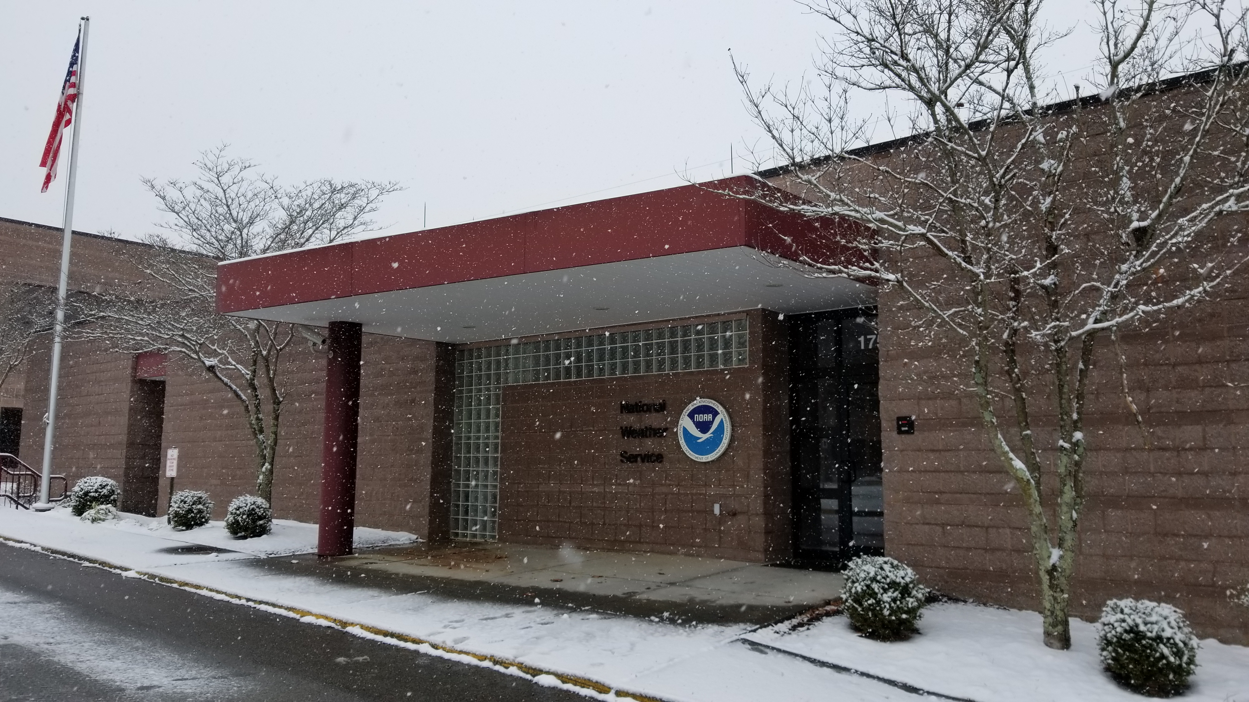 Snowing at NWS Blacksburg