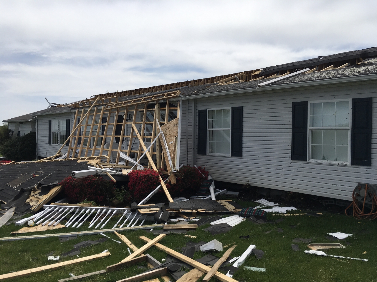 Roof damage